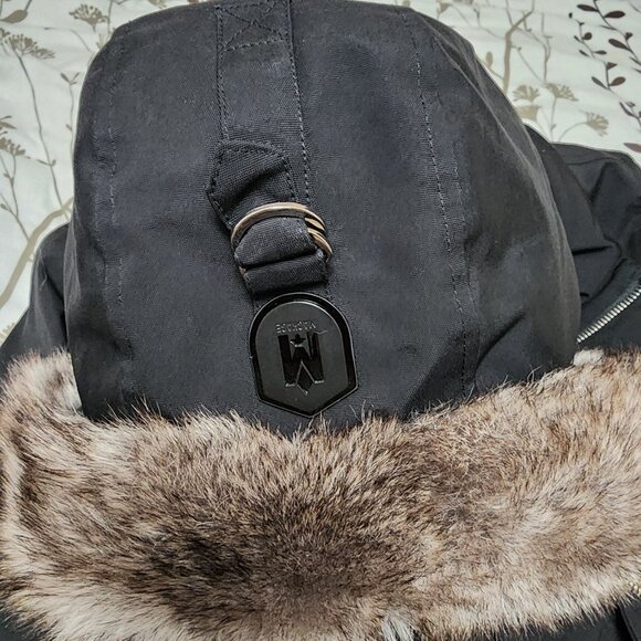 MACKAGE DIXON 2-in-1 Nordic Tech down bomber with blue fox fur- BRAND NEW!!!! - Picture 16 of 16